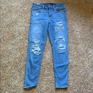 Mid rise skinny jean